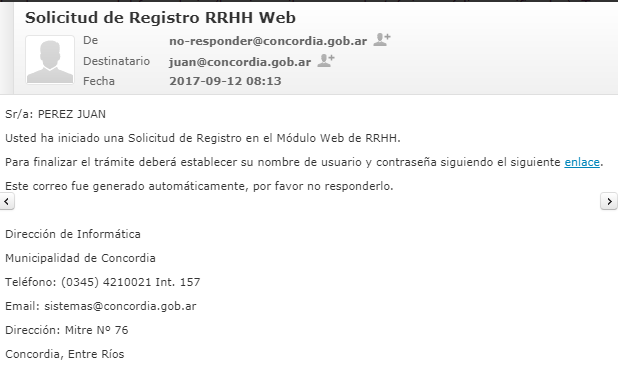 solicitud registro rrhh